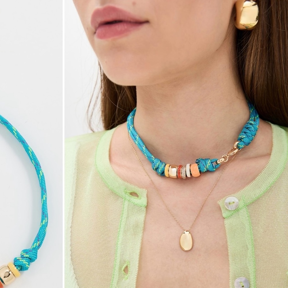 Roxanne Assoulin The Super Size Happy Cord Necklace without charm